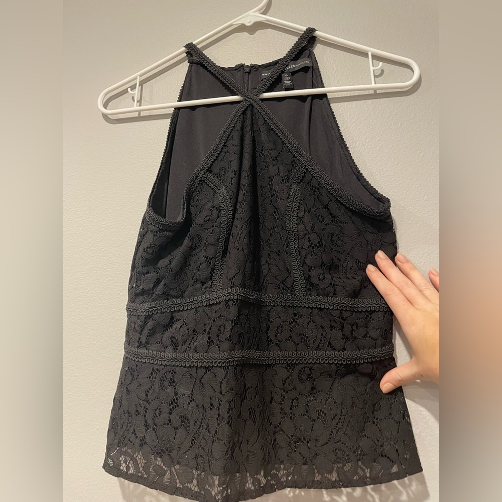 Black Halter Top